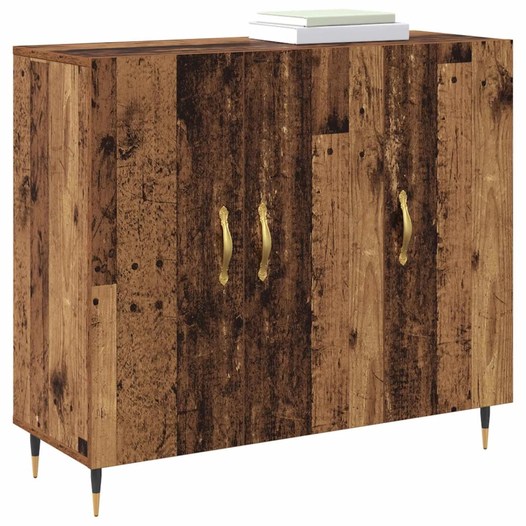 Credenza Legno vecchio 90 x 34 x 80 cm Legno multistrato 879579