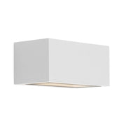 Applique LED Biemissione RUFY 24W 4000K IP65 - Struttura in Alluminio Bianco con Diffusore in Vetro - Illuminazione per Esterni Rossini Group