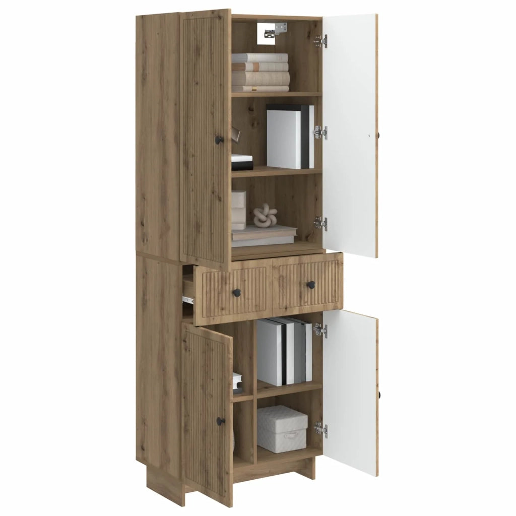 Set di armadi 2 pcs 66 x 34,5 x 90 cm Legno ingegnerizzato