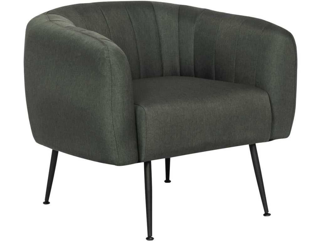 Poltrona in tessuto "Diana" - Grigio scuro