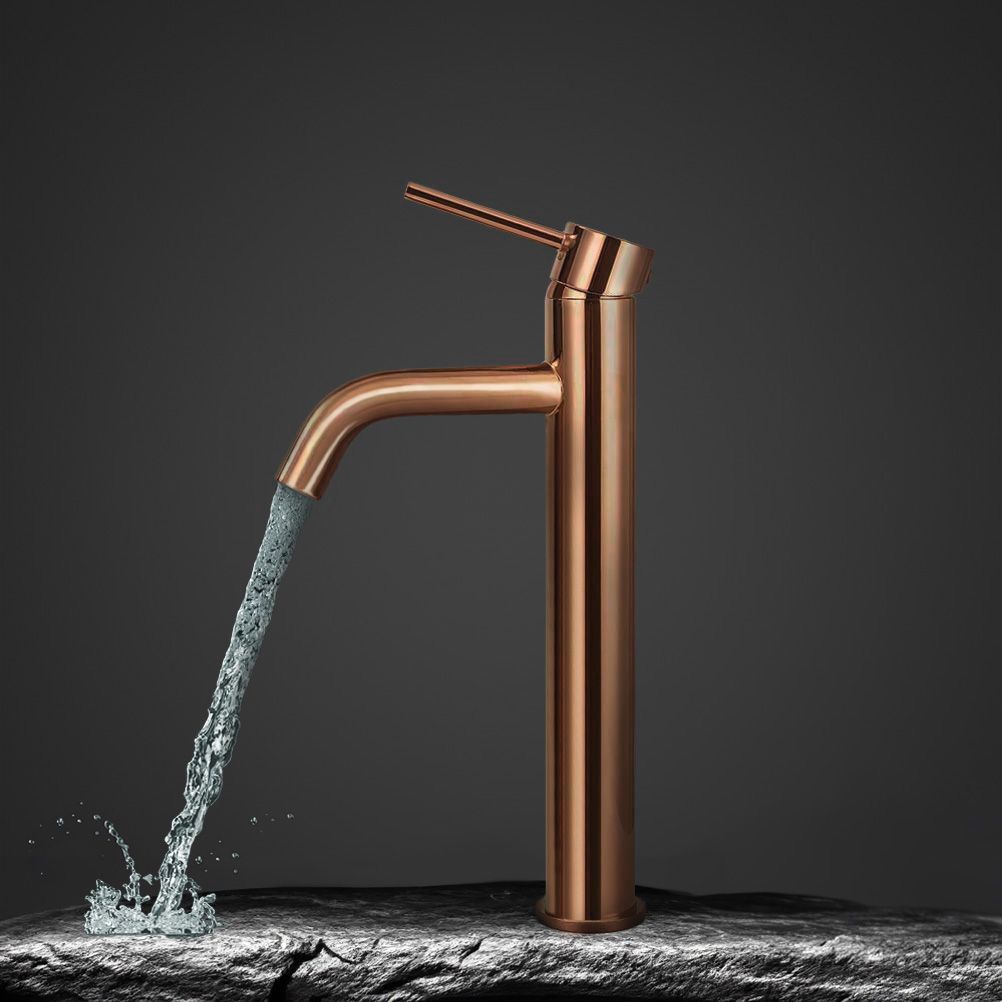 Rubinetto Da Lavabo Rea Lungo Copper High