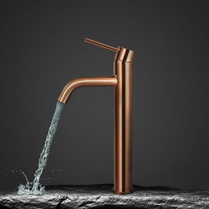 Rubinetto Da Lavabo Rea Lungo Copper High