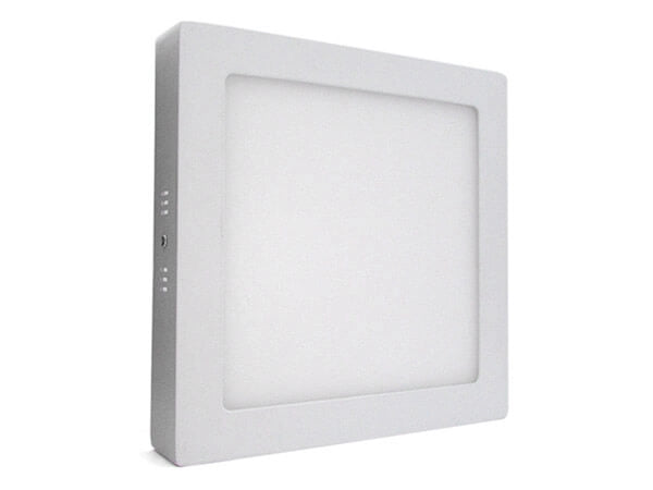 Plafoniera Faretto Led Da Soffitto Muro Parete Quadrata 18W Bianco Freddo 225x225mm