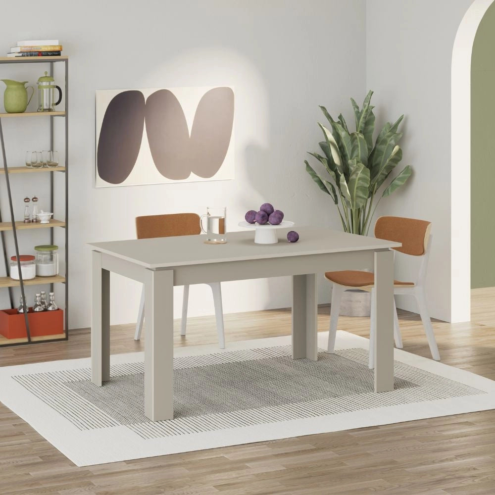 Tavolo allungabile Tolmen 140x80 cm colore cashmere