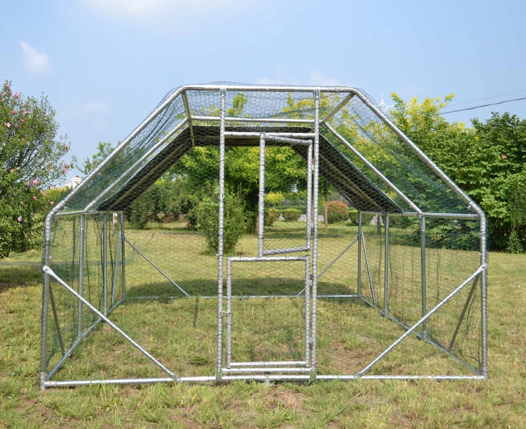 Recinto da giardino XXL di 4x3x2 metri con porta e tettoia impermeabile resistente ai raggi UV