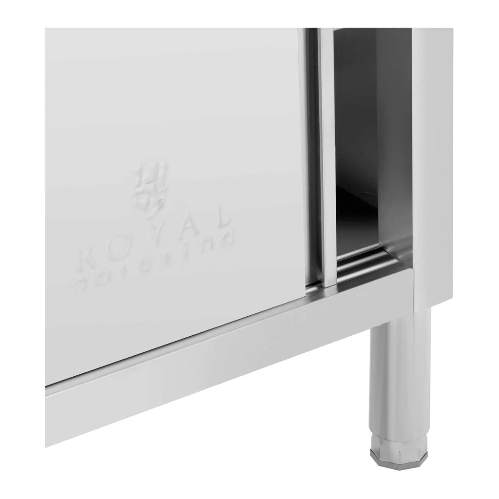 Armadio basso in acciaio inox armadio da lavoro in acciaio inox 120 x 50 cm capacità 330 kg 14_0005009