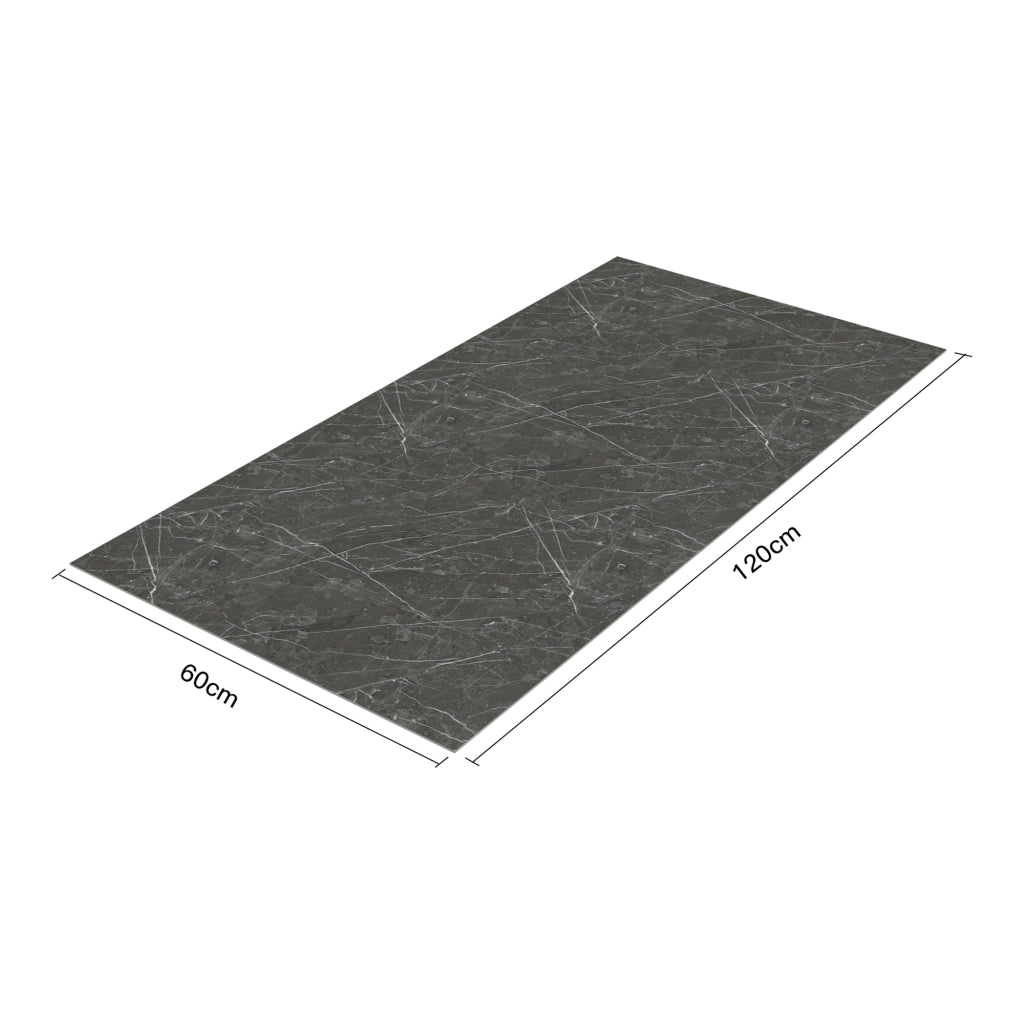 Set Bladel di 16 Pannelli Decorativi in PVC per Parete - Effetto Marmo Grey Diamond [neu.haus]