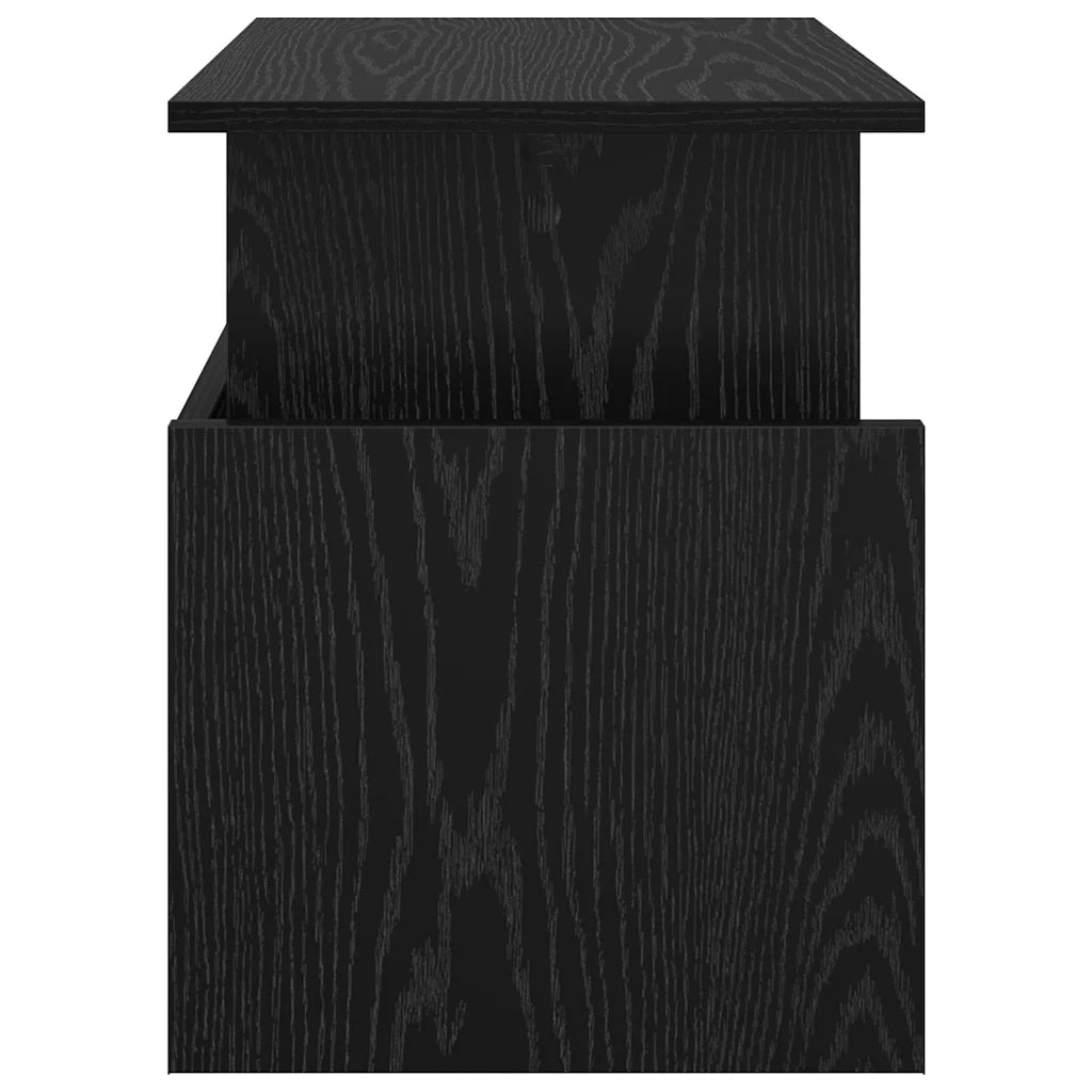 Supporto TV 50 x 35 x 45 cm Rovere Nero Legno ingegnerizzato 891002