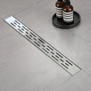 Douchiera con allungamento 70 cm - Drenaggio in acciaio inossidabile - Stile italiano - Incluso sifone e filtro