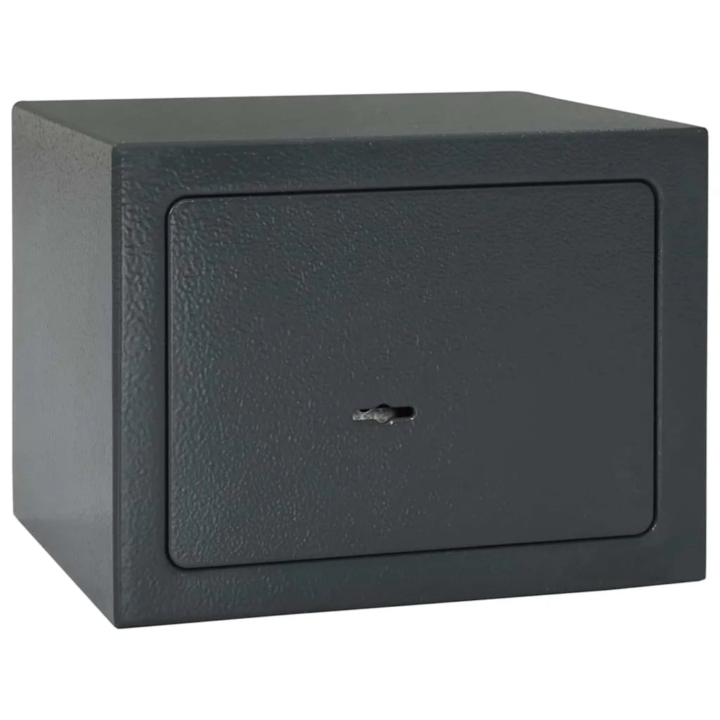 Cassaforte con blocco Grigio scuro 23 x 17 x 17 cm Acciaio CFW1530331