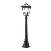 Paletto da giardino esterno nero E14 2x40W Alford Place