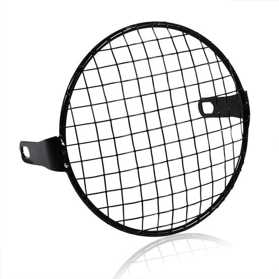 Accessorio per motocicletta - Copertura lampafarfalla - 6,3 pollici - Montaggio laterale - Materiale duraturo - Stile retro