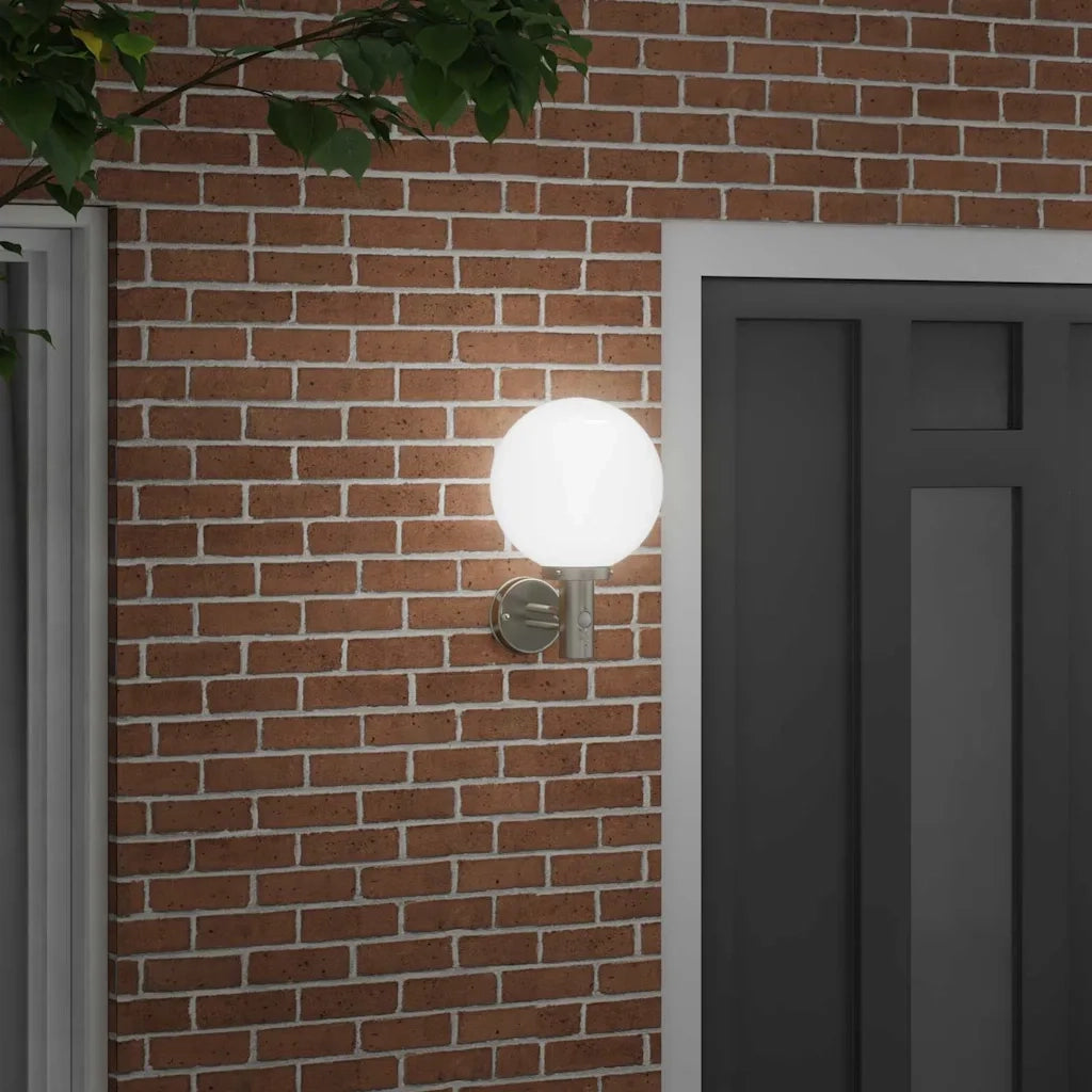 Lampada da Parete Esterna Argento 28 x 25 x 38 cm CFW5649566