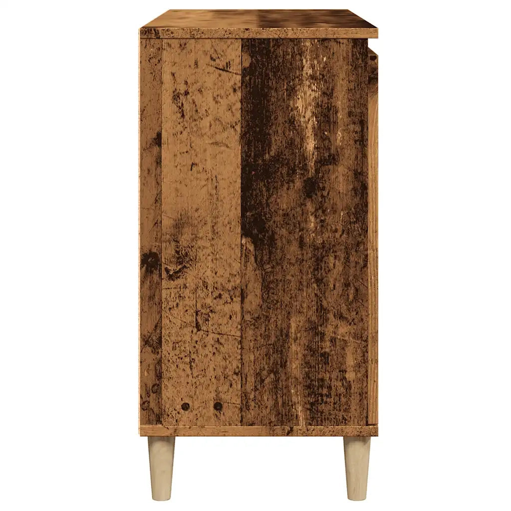 Credenza Legno Antico 102x35x70 cm in Legno Multistrato