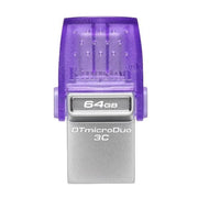 Kingston technology datatraveler 64gb microduo 3c 200mb/s dual usb-a + usb-c - DTDUO3CG3/64GB