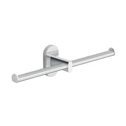 Portarotolo doppio da muro in acciaio inox e Cromall 5329 Gedy serie FEBO Cromato