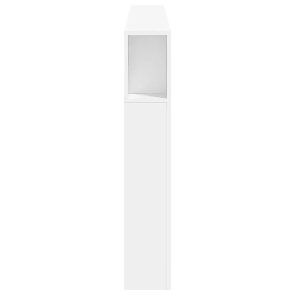 Testiera LED-Testata con Luci LED Bianca 180x18,5x103,5 cm Legno Multistrato
