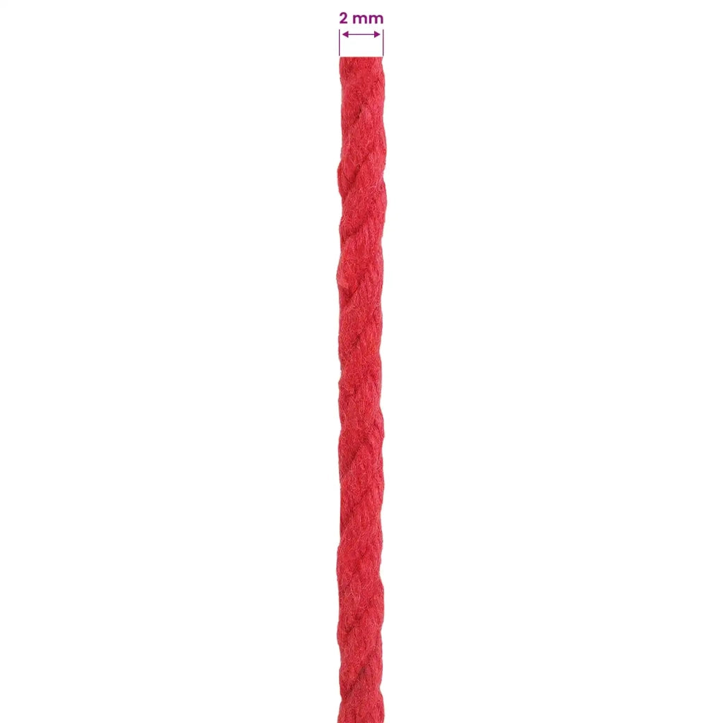 Corda 2 pcs Rosso Cotone