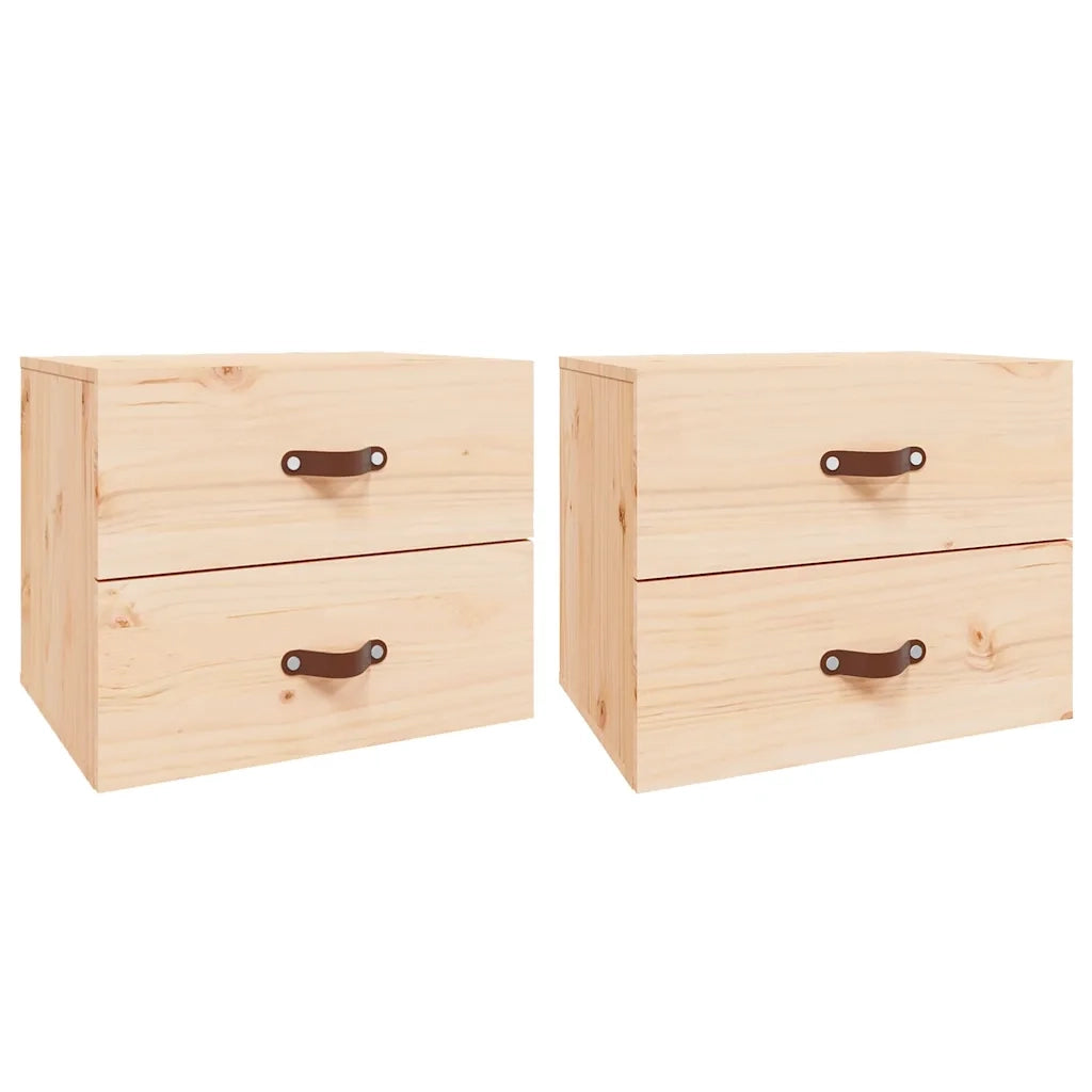 Comodini a Muro 2 pz-Set di 2 Tavolino da notte 50x36x40 cm