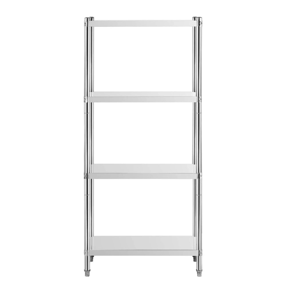Ripiano in acciaio inox 80 x 40 x 180 cm 200 kg professionale 14_0005184