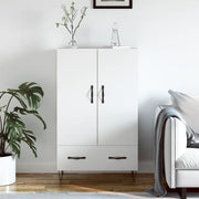 Credenza-Buffet-Armadio da cucina Bianca 69,5x31x115 cm in Legno Multistrato 101185