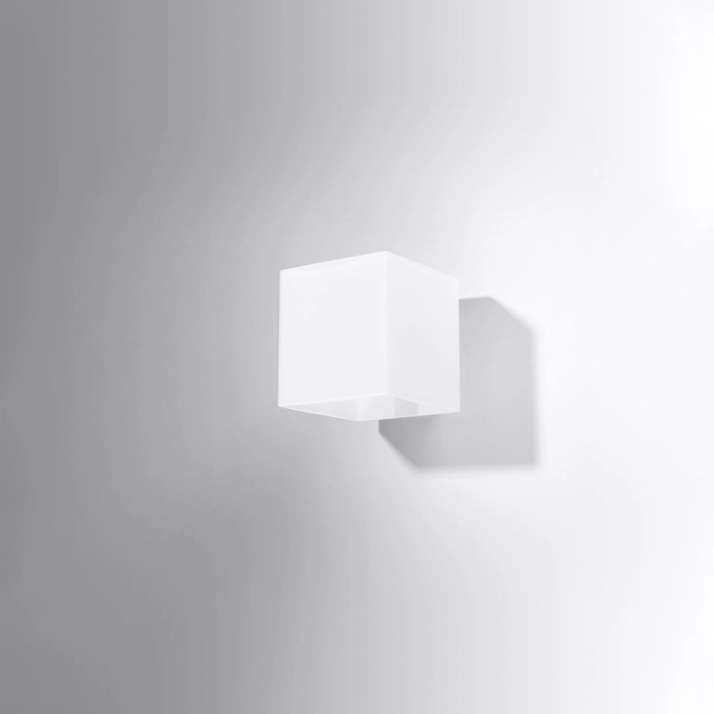 Applique Pure Lume FORTEO bianca vetro/metallo G9 12cm