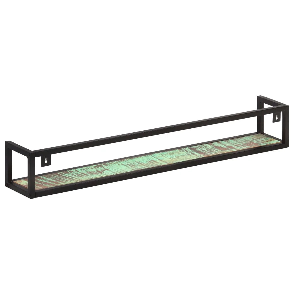 Mensole a Muro 2 pz 120 cm in Legno Massello di Recupero cod mxl 60226