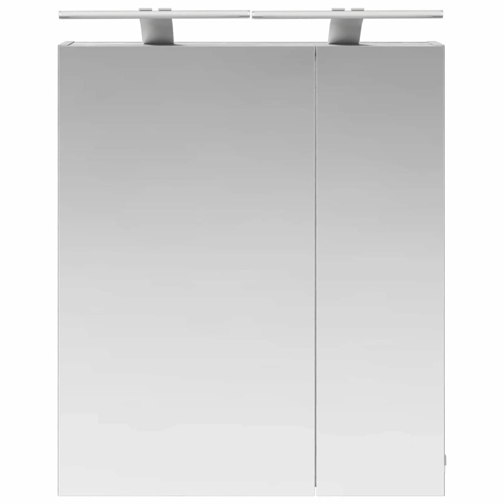 Mobiletto per specchio da bagno Grigio Sonoma 60 x 14,5 x 70 cm 889068