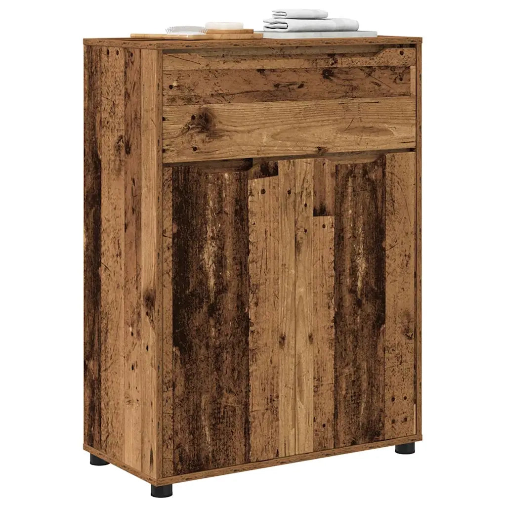 Mobile da Bagno con cassetto Legno vecchio 72,5 x 36,5 x 100 cm