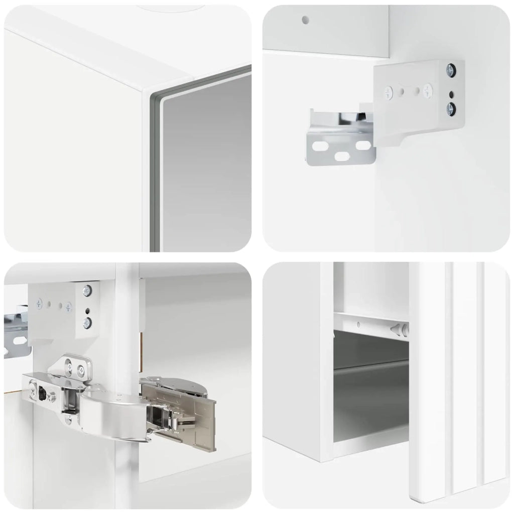 Set di Armadi da Bagno 5 pcs Bianco 50 x 14,5 x 70 cm 3406591