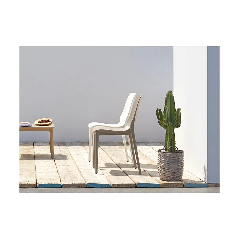 SET 6 SEDIE GINEVRA TECNOPOLIMERO SCAB DESIGN - Verde pistacchio 51
