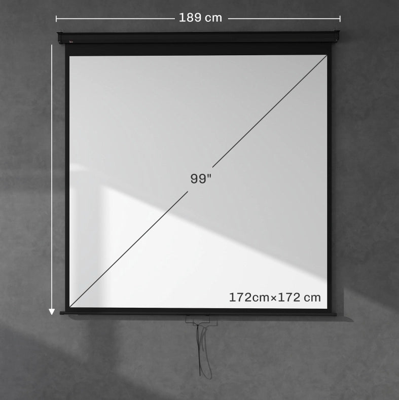 Schermo di proiezione avvolgibile 99 pollici 4K
