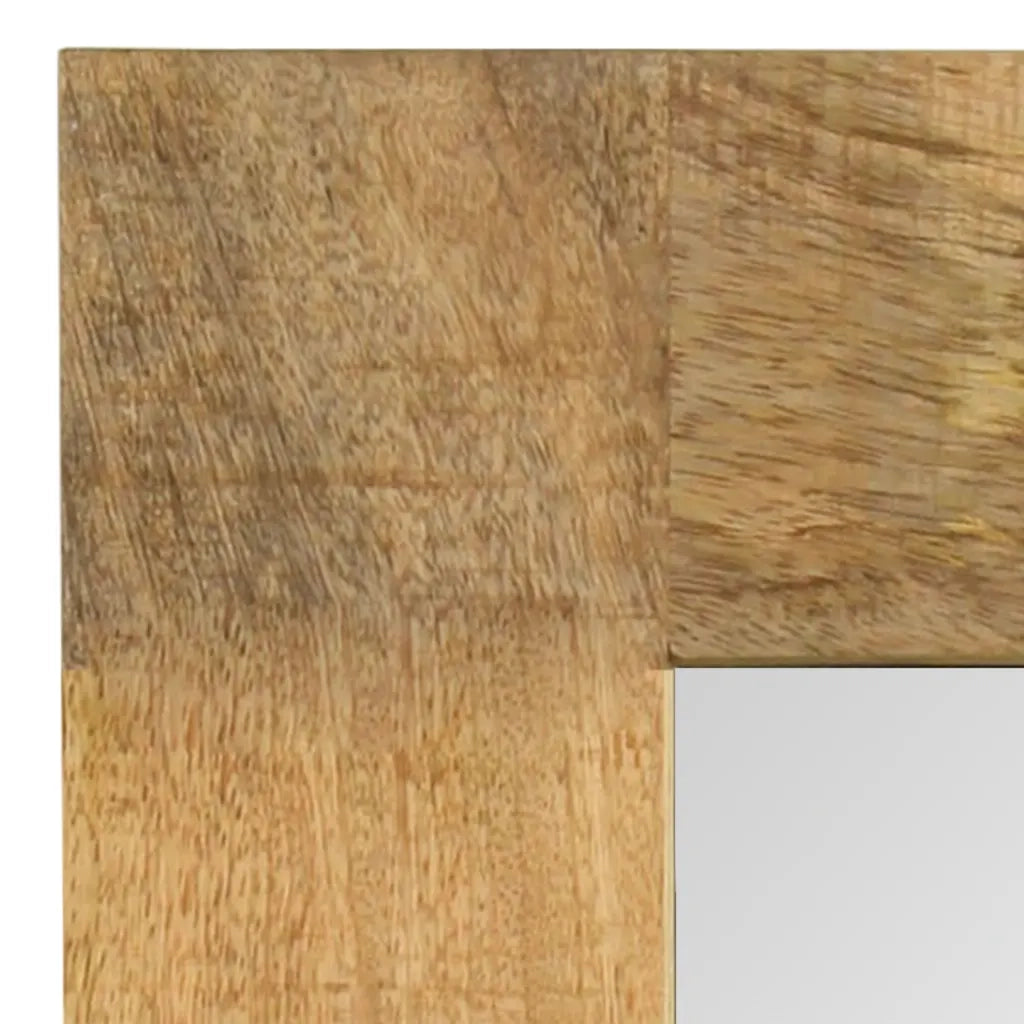 Specchio in Legno Massello di Mango 50x50 cm 246301