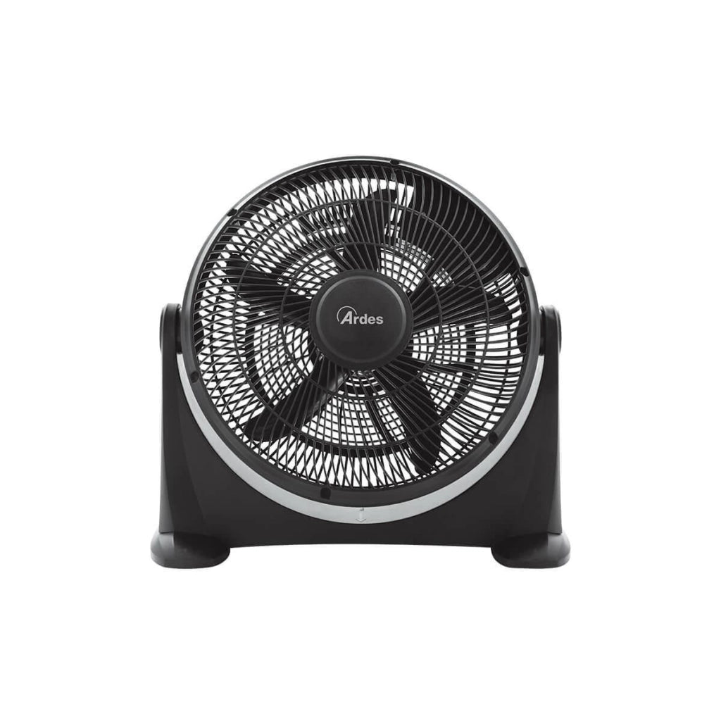 Ardes Ventilatore Box Fan 5 Pale 3 Velocita' 40cm Nero per una Ventilazione Efficace e Silenziosa in Ambienti Domestici