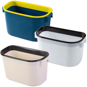 Pannello da parete con contenitore in carta - spazievitore - set da 3 - bianco, beige, blu