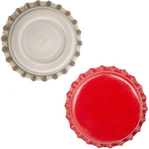 TAPPO CORONA D 29 MM BIDULE BASSA CF 200 PZ ROSSO- 1,0 confezione