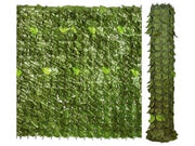 SIEPE ORNAMENTALE ARTIFICIALE CON FOGLIE LAURO- - mt.3x1,5h. - 1 rotolo T-REX