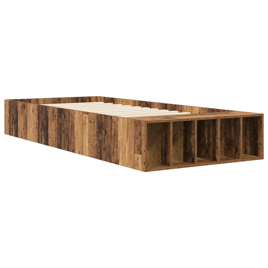 Telaio del letto con storage Legno antico 80 x 200 cm 3429560