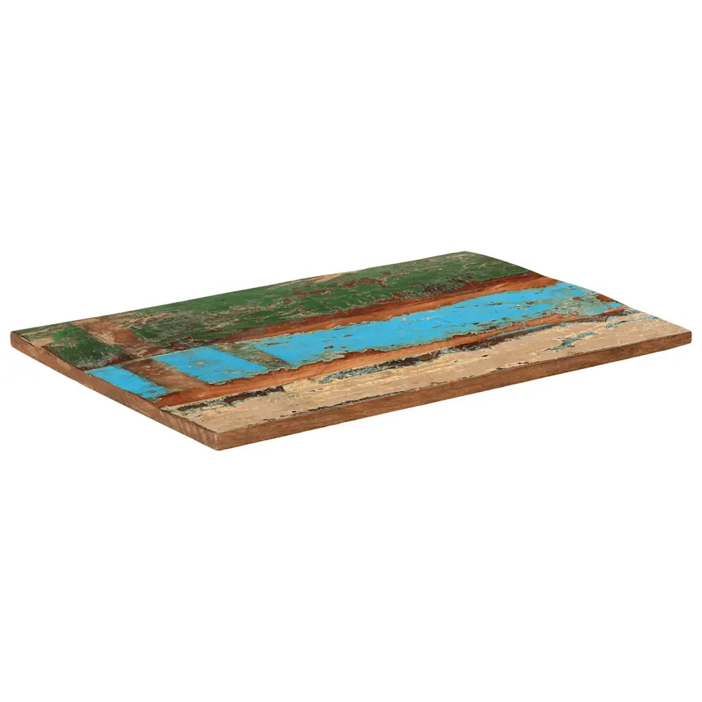 Piano Tavolo Rettangolare 60x90 cm 25-27 mm Legno di Recupero cod mxl 57973