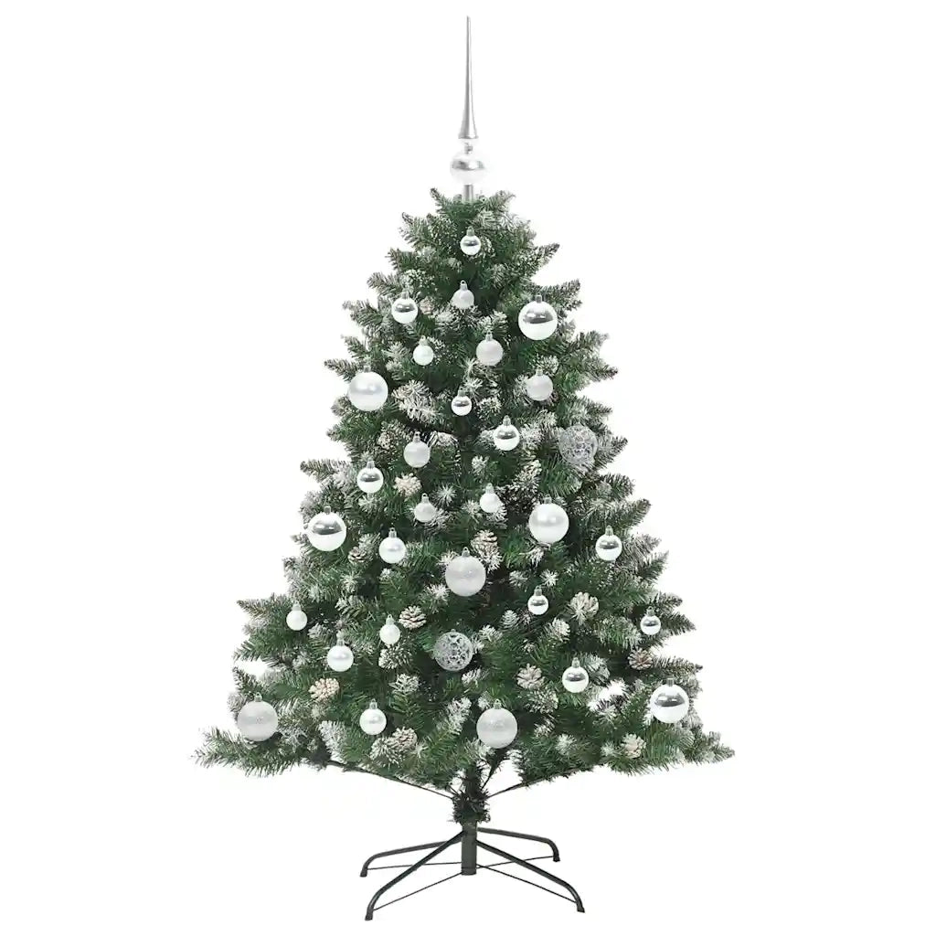 Albero di Natale artificiale con 150 LED Verde 120 cm 3395214