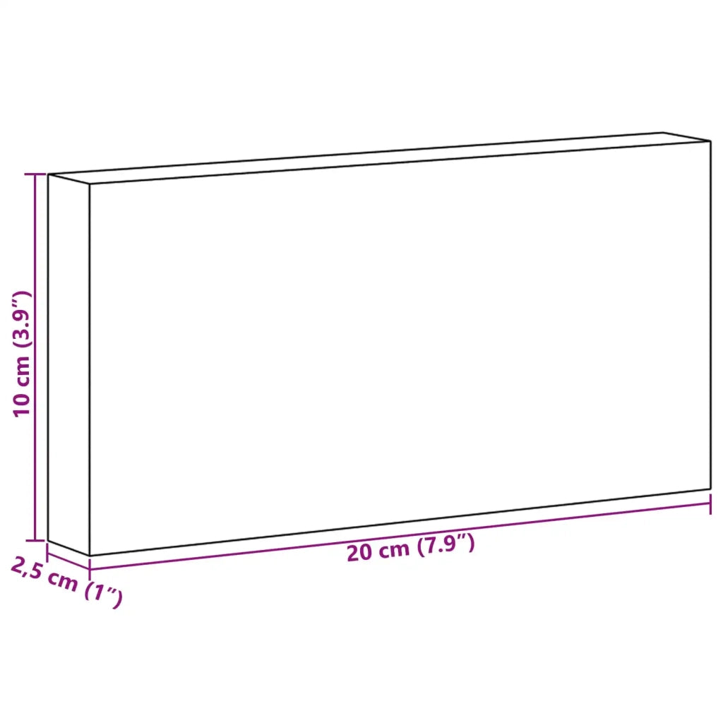 Pietre di Sale 20 pcs Rosa 20 x 2,5 x 10 cm Sale Rock