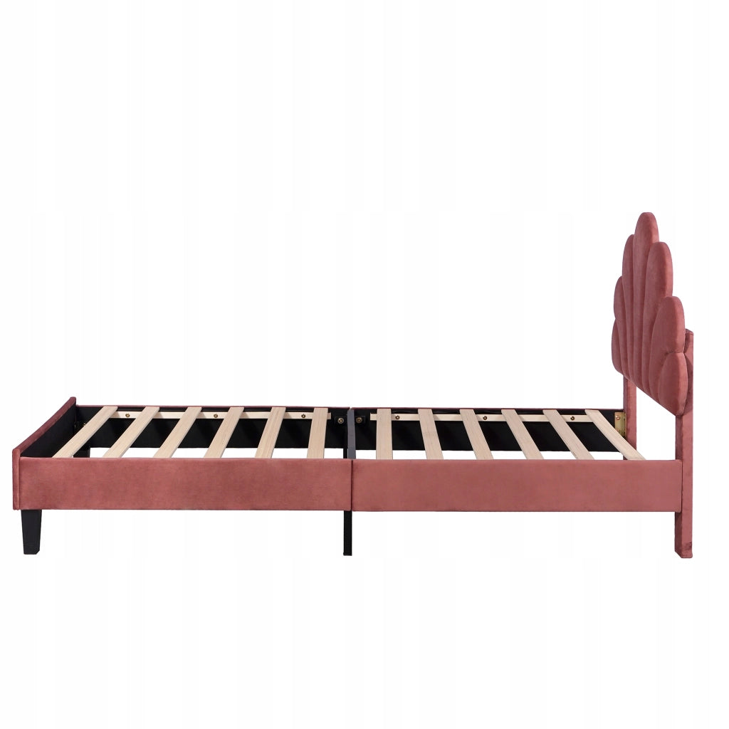 Letto imbottito 90x200 - Xylo - Rosso