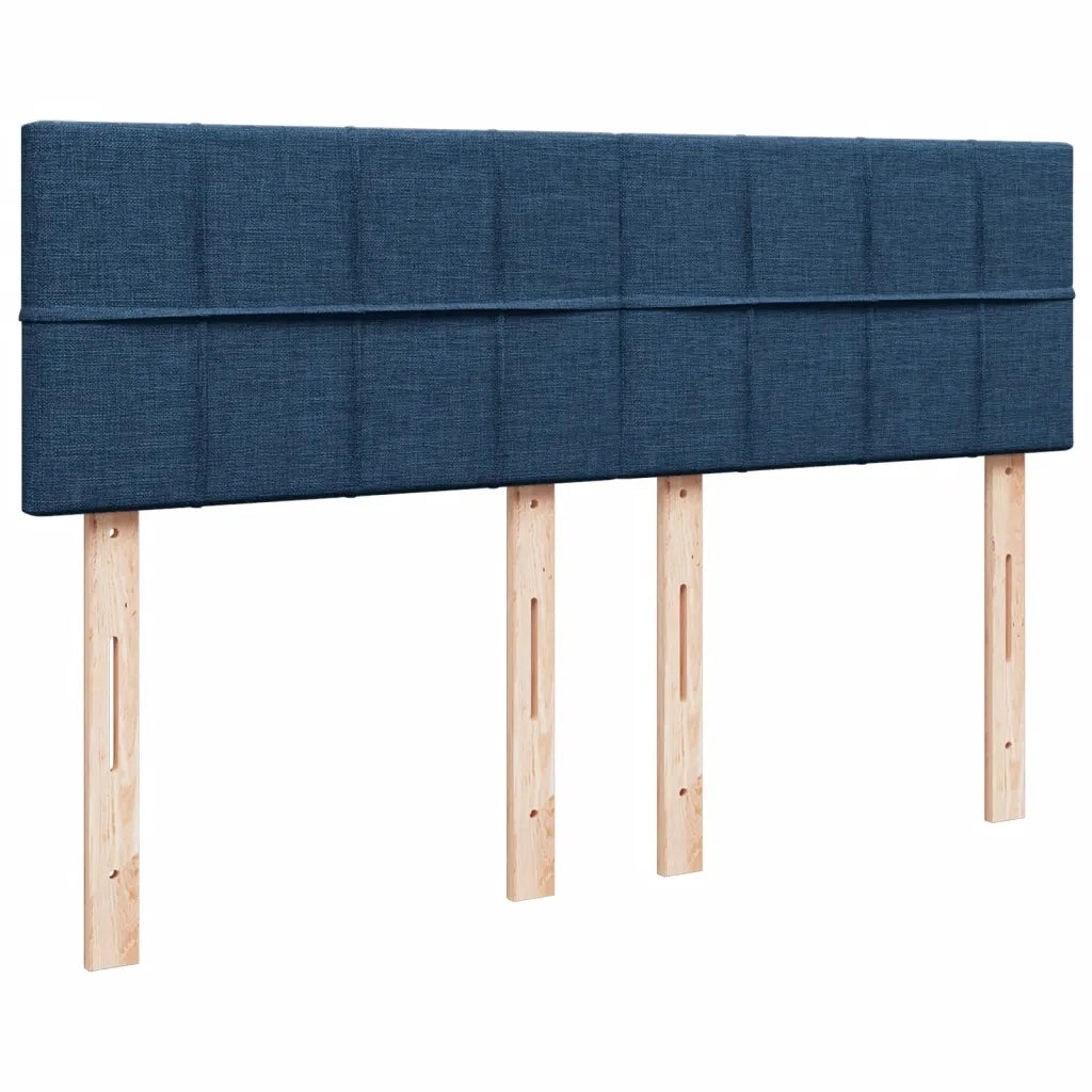 Giroletto a Molle con Materasso Blu 140x200 cm in Tessuto 3288217