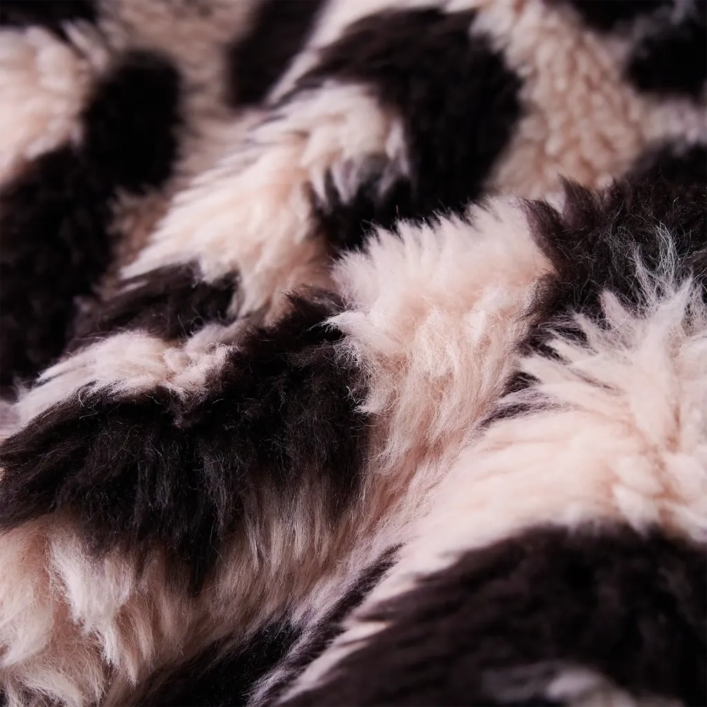 Cappotto da Bambina in Pelliccia Sintetica Rosa Chiaro 128 14457