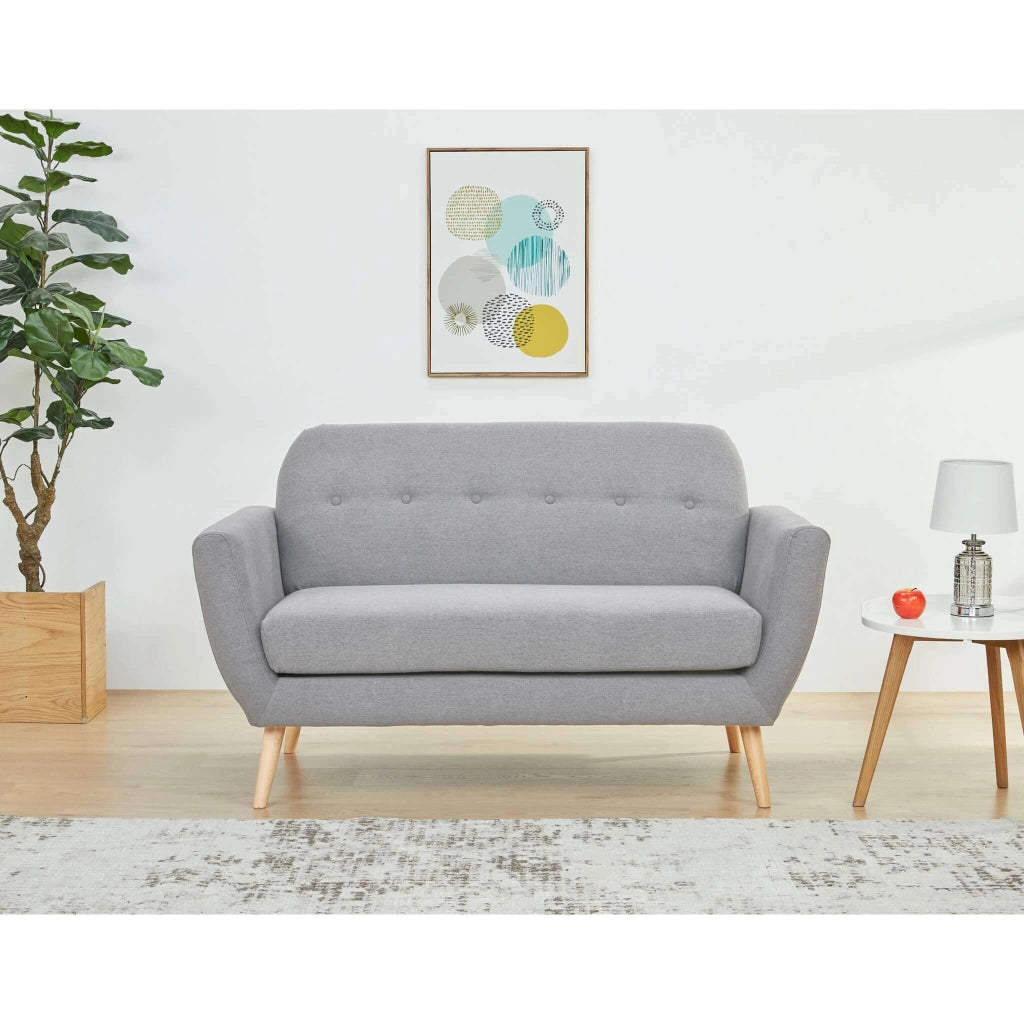 Divano due posti Scandinavo in Tessuto cm 147x79x86 - SILENTE