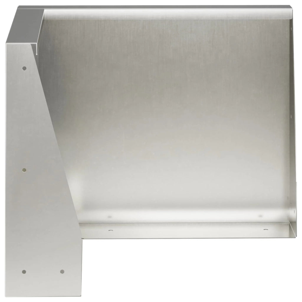 Muro di contenimento 50 x 50 x 40 cm Acciaio Inox Argento 8015221