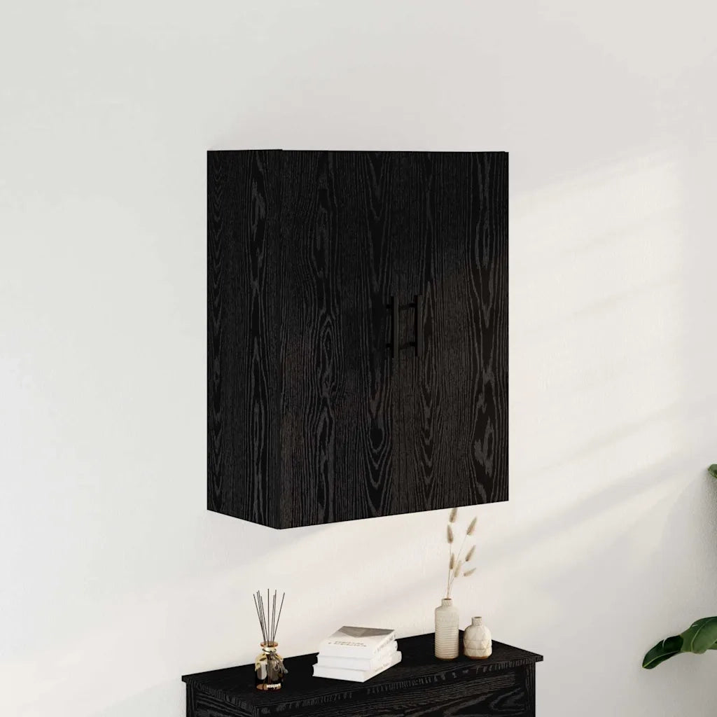 Mobile a muro Rovere Nero 69,5 x 34 x 90 cm Legno multistrato 862940