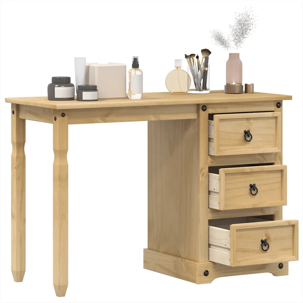 Toeletta Corona 110x47x75 cm in Legno Massello di Pino 4005685