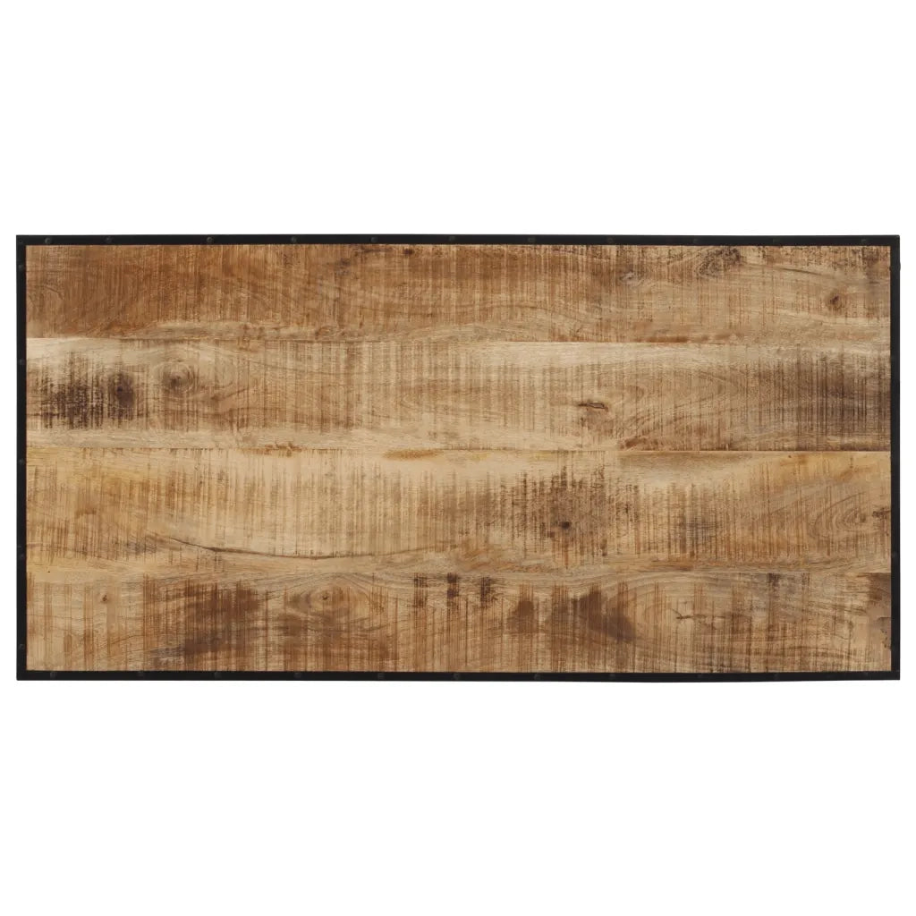 Set Bar 5pz Legno Massello Mango Grezzo e Metallo 3216416
