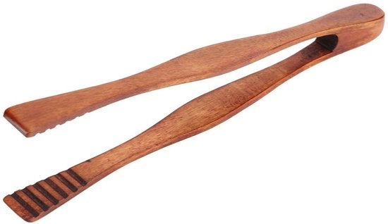 Tang per servire al barbecue con manico antiscivolo - resistente alla temperatura e alla lavastoviglie - realizzato con materiale duraturo - per servire al barbecue